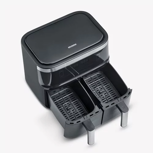 Severin Dubbele Airfryer 2x4 Liter FR 2453